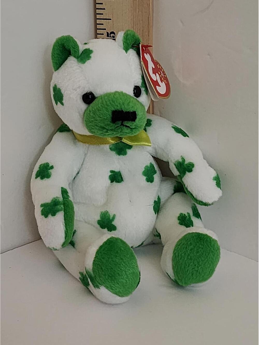 Clover Ty Beanie Baby Shamrock the Bear Plush